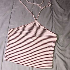 Stripped crop top 😍